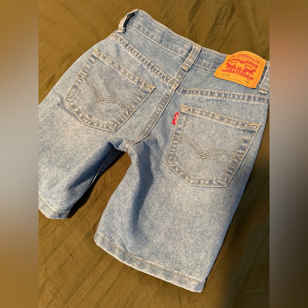 Levi’s 511 Boys Slim Fit Shorts Size 4 – Classic Denim Casual Summer - Picture 6 of 8